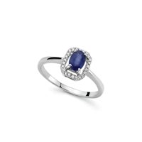 Ring Donna Oro Woman Luce in White Gold Rubino LAZ11359.007